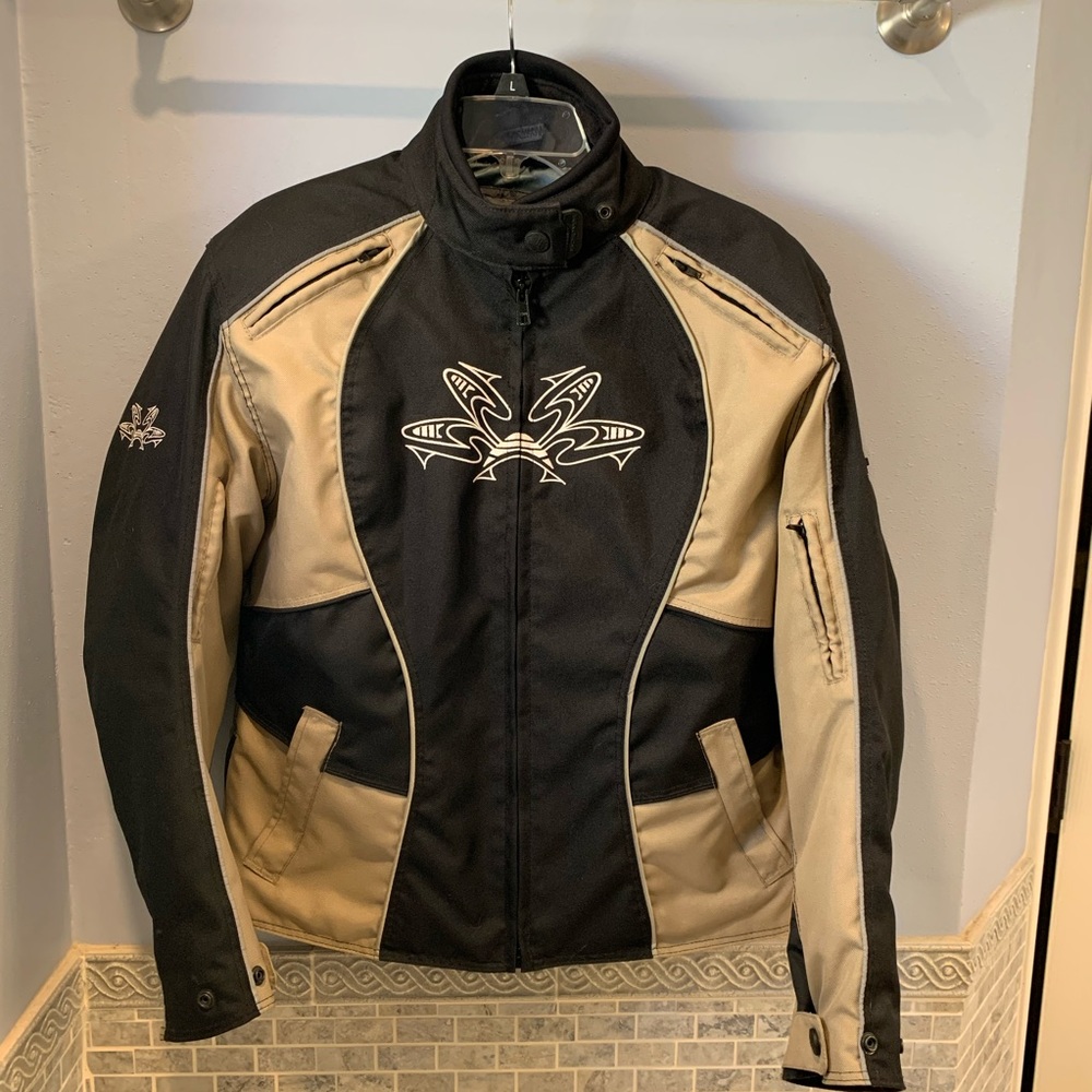 Armored Motorcycle  jacket Frank Thomas, M EUC